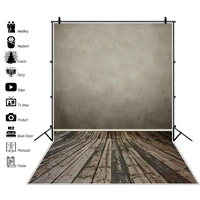 backdrop gray gradient interior children adult portrait photo background photography wood floor photocall vinyl for photo studio