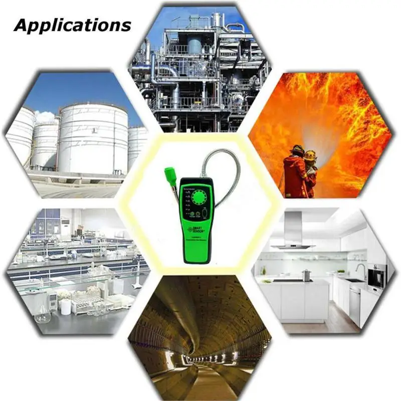 

Combustible Gas Detector Flammable Gas Leak Detector Biogas Gas Detection Alarm And Natural H0V5