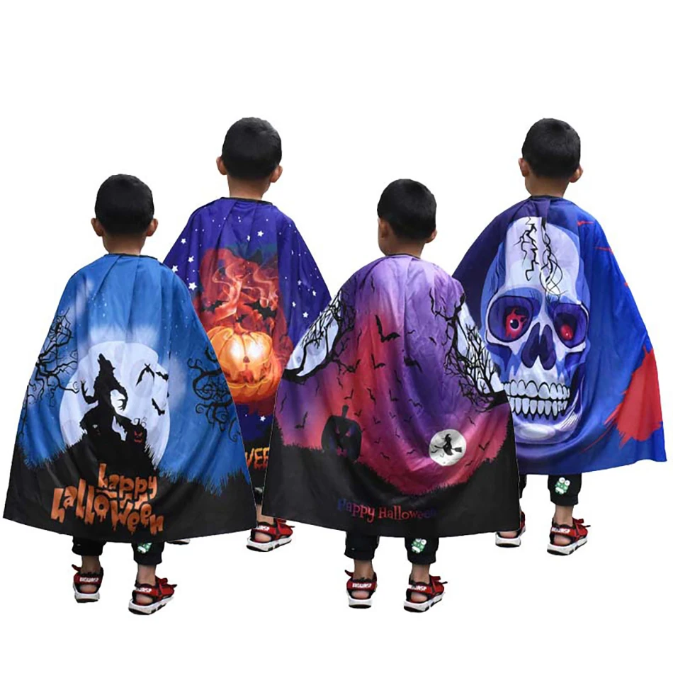 

Boys Long Cloak Clothing Cape Carnival Party Halloween Outfit Children Costume Halloween Cosplay Performance PartyClothes