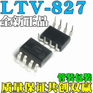 New and original LTV-827 LTV827 DIP8 Double light coupling isolator, optical isolator into DIP8