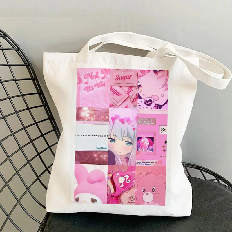 

Y2k shopping bag eco bolsas de tela reusable bolso cotton recycle bag bag bolsa compra cloth string bolsas ecologicas custom