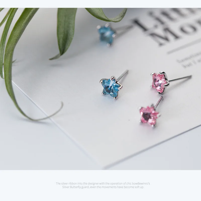 Женские и детские серьги-гвоздики Trustdavis подарочные серьги из настоящего серебра