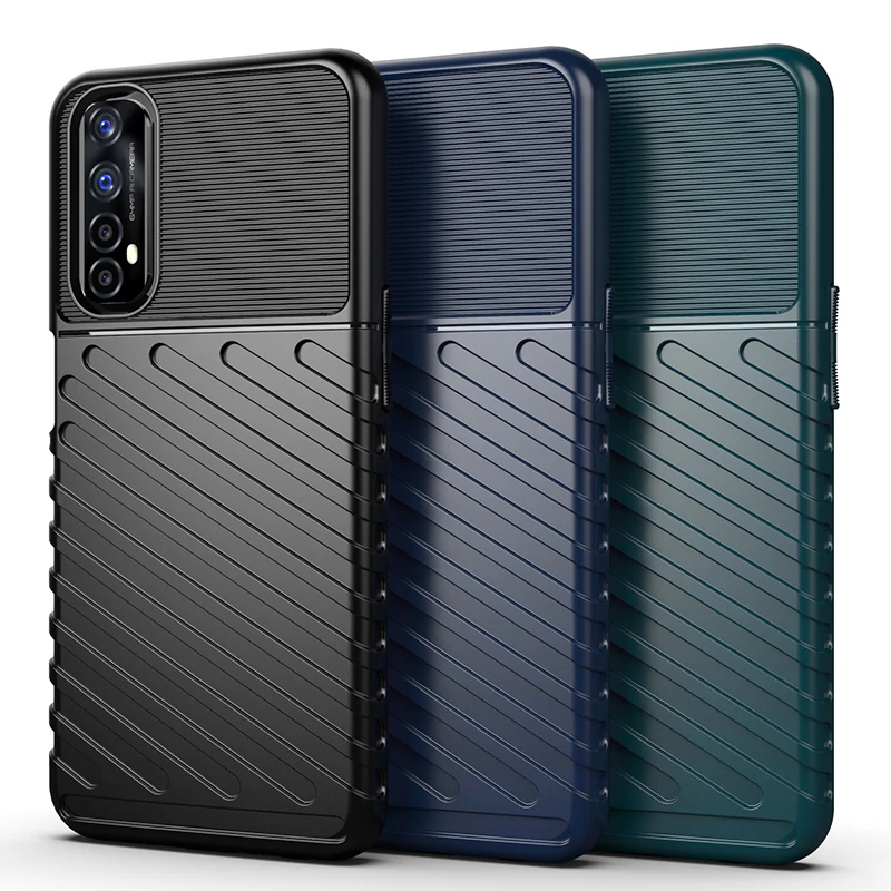 rugged fiber shield cover for oppo realme narzo 30 case full cover back case for oppo realme narzo 30 case for realme narzo 30 free global shipping