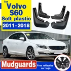 Автомобильный брызговик для Volvo S60 2011  2018, брызговик, щитки от грязи, брызговики аксессуары для брызговиков 2012 2013 2014 2015 2016 2017 2nd