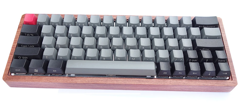 GH63 GH64 механическая клавиатура DIY Светодиодная подсветка RGB деревянный или
