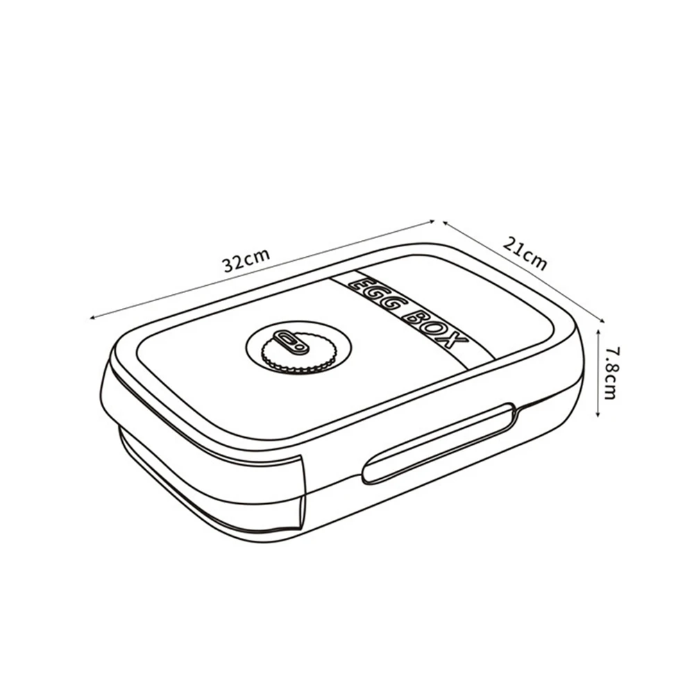 

Egg Storage Box Kitchen Drawer Type Egg Storage Box Refrigerator Storage Box Fresh Keeping Box Dumpling Box Household Eggs Holde