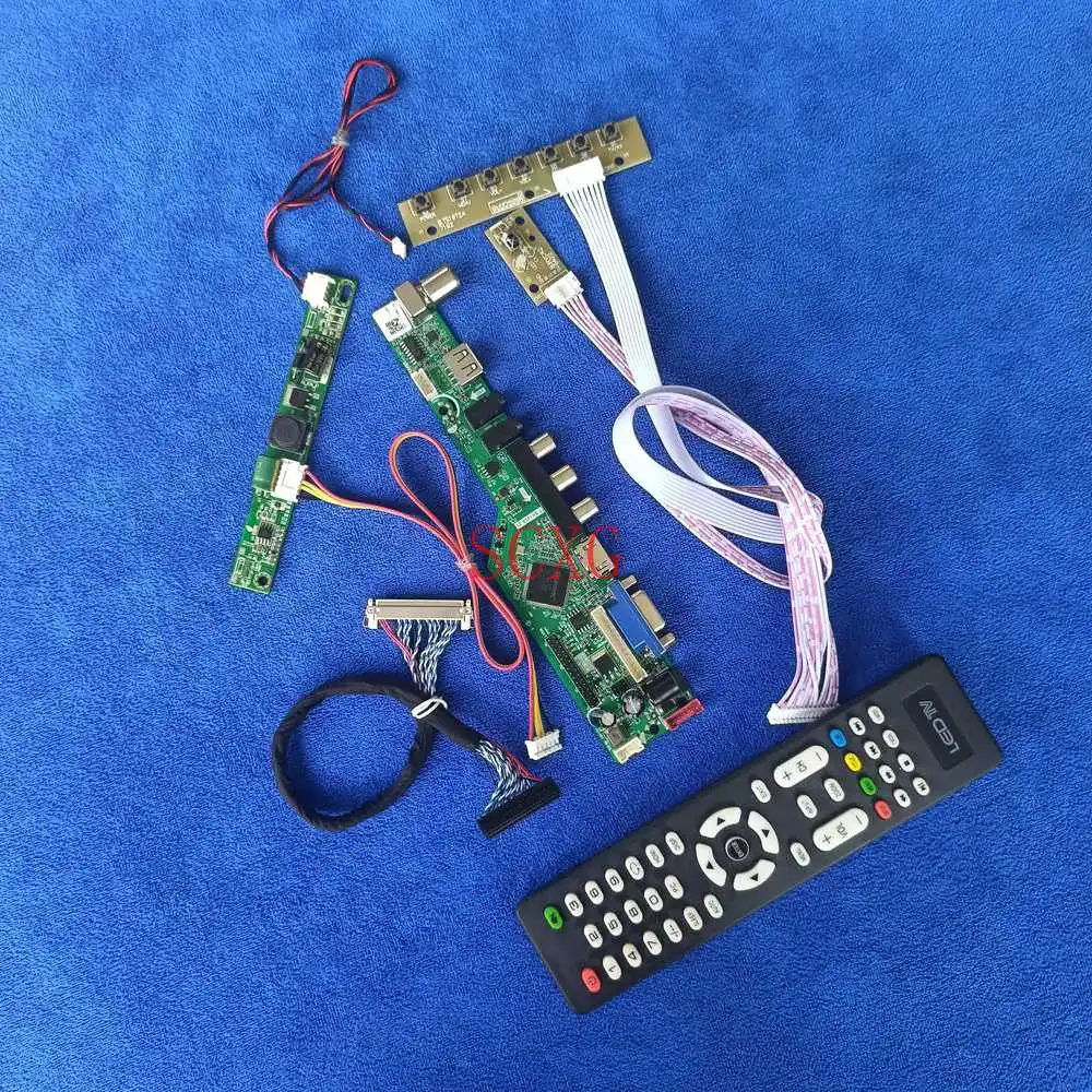 Плата контроллера привода со светодиодным ЖК-дисплеем совместимая с HDMI VGA USB AV