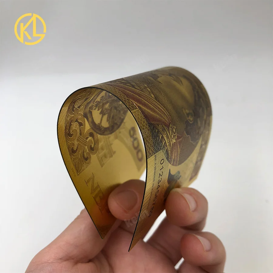 Быстро раскупаемый 1 шт. 2017 цветные Польша валюта предназначена 24K с позолотой