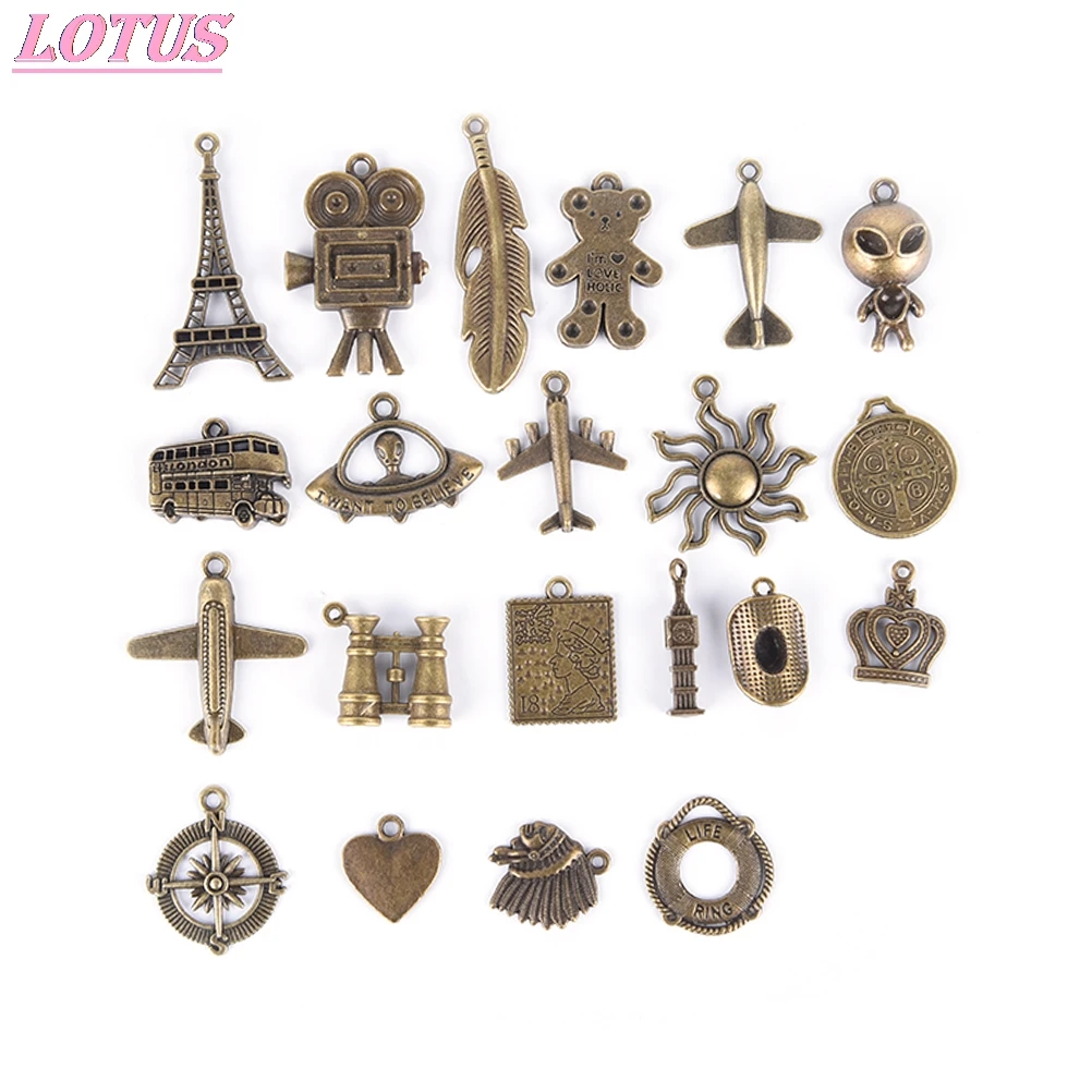 

3pcs/lot Leather Notebook Accessory Metal Charm Vintage Creative Hanging Drop Pendant Bookmark Decoration Diary Journay