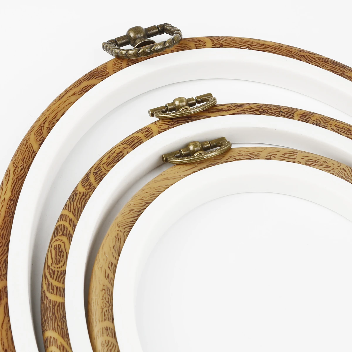 Деревянная бамбуковая рамка кольцо для вышивки круглая петля детской рукоделия