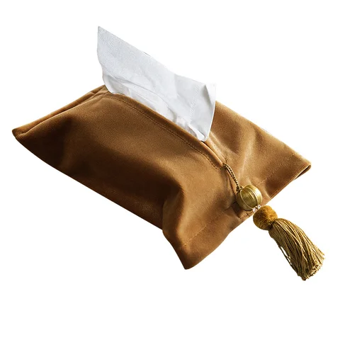 Бархатный чехол для салфеток