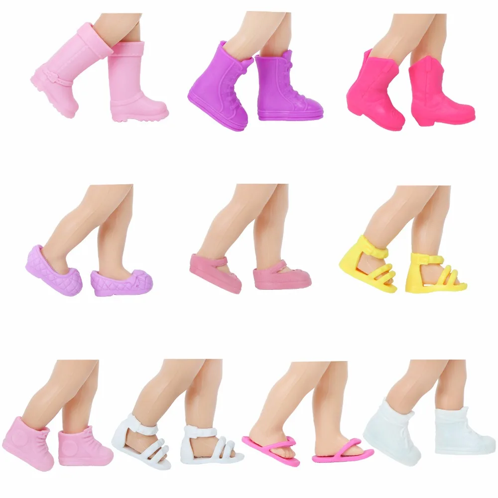 BJDBUS случайные 10 шт. кукольная обувь зимняя одежда вязаная шапка мини сапоги