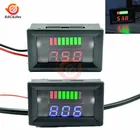 12 В автомобильный свинцово-кислотный уровень заряда аккумулятора светодиодный индикатор тестер аккумулятора измеритель емкости литиевых аккумуляторов детектор постоянного тока Мини вольтметр