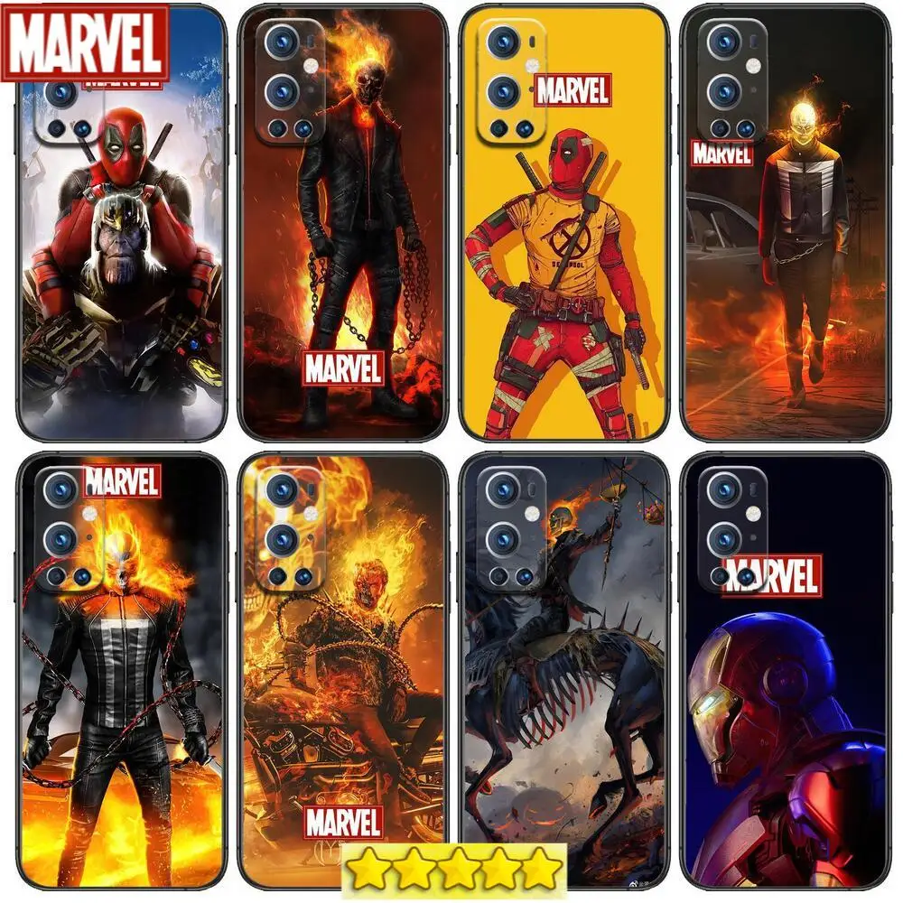 

Marvel Ghost Rider Deadpool For OnePlus Nord N100 N10 5G 9 8 Pro 7 7Pro Case Phone Cover For OnePlus 7 Pro 1+7T 6T 5T 3T Case