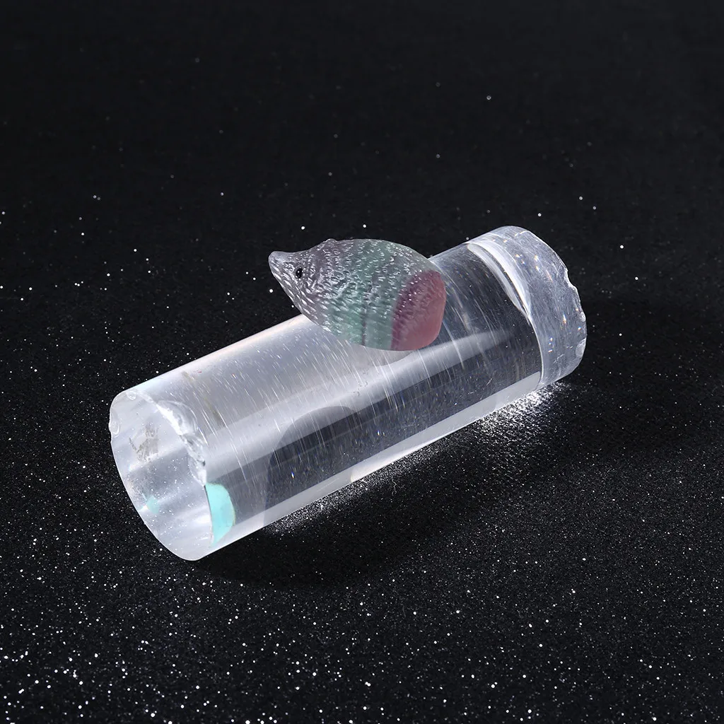 1 шт. натуральный кварцевый кристалл череп резной Радужный флюорит Ежик камень