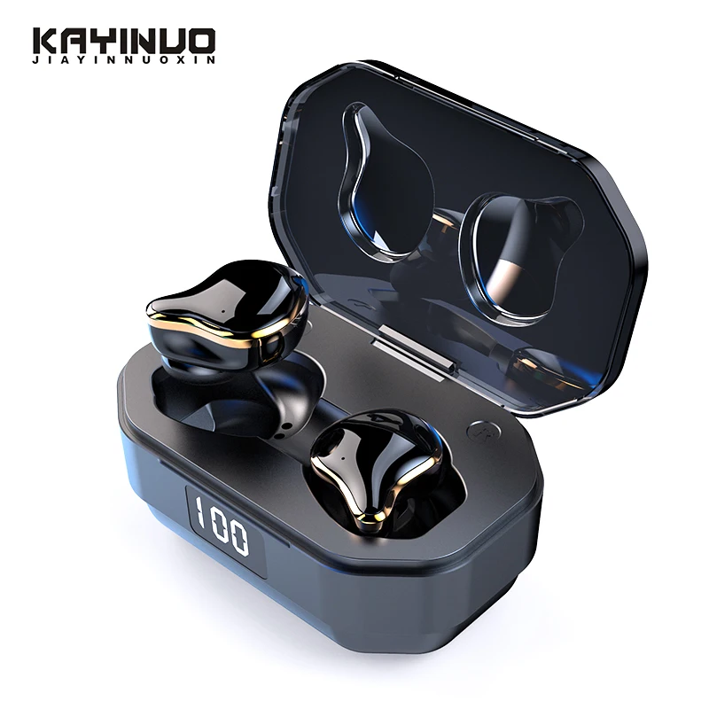 KAYINUO TWS Bluetooth наушники 5 0 стерео Бас Беспроводные с шумоподавлением Спортивная