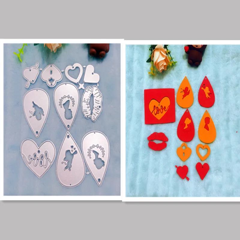 Формы в форме капли воды металлическая высечка персика сделай сам для