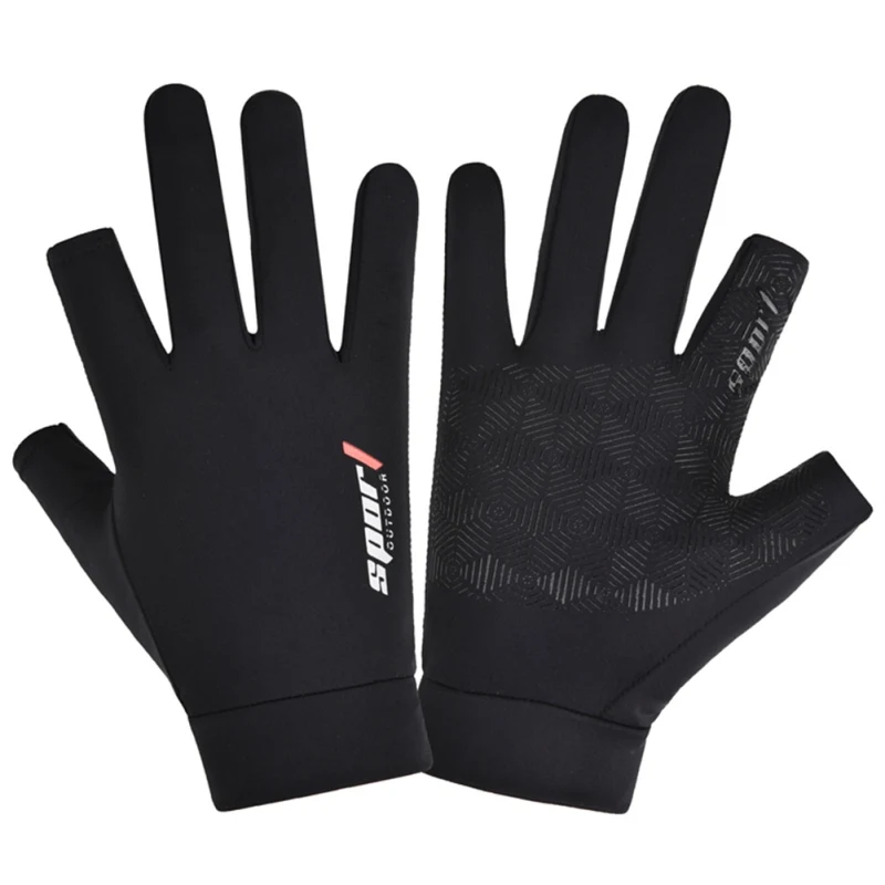 Перчатки для рыбалки спортивные перчатки на открытом воздухе 2 пальца