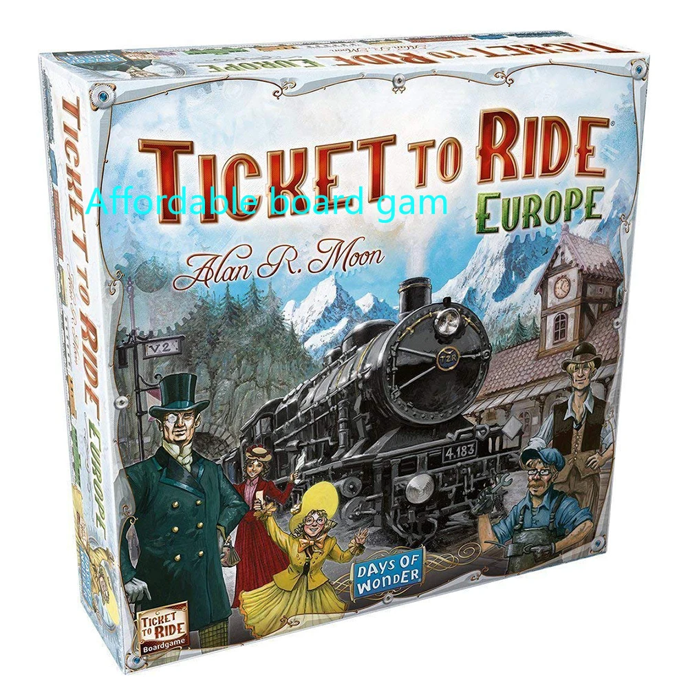 Билет для езды и настольная игра расширения 1912 Европы TTR | Спорт развлечения