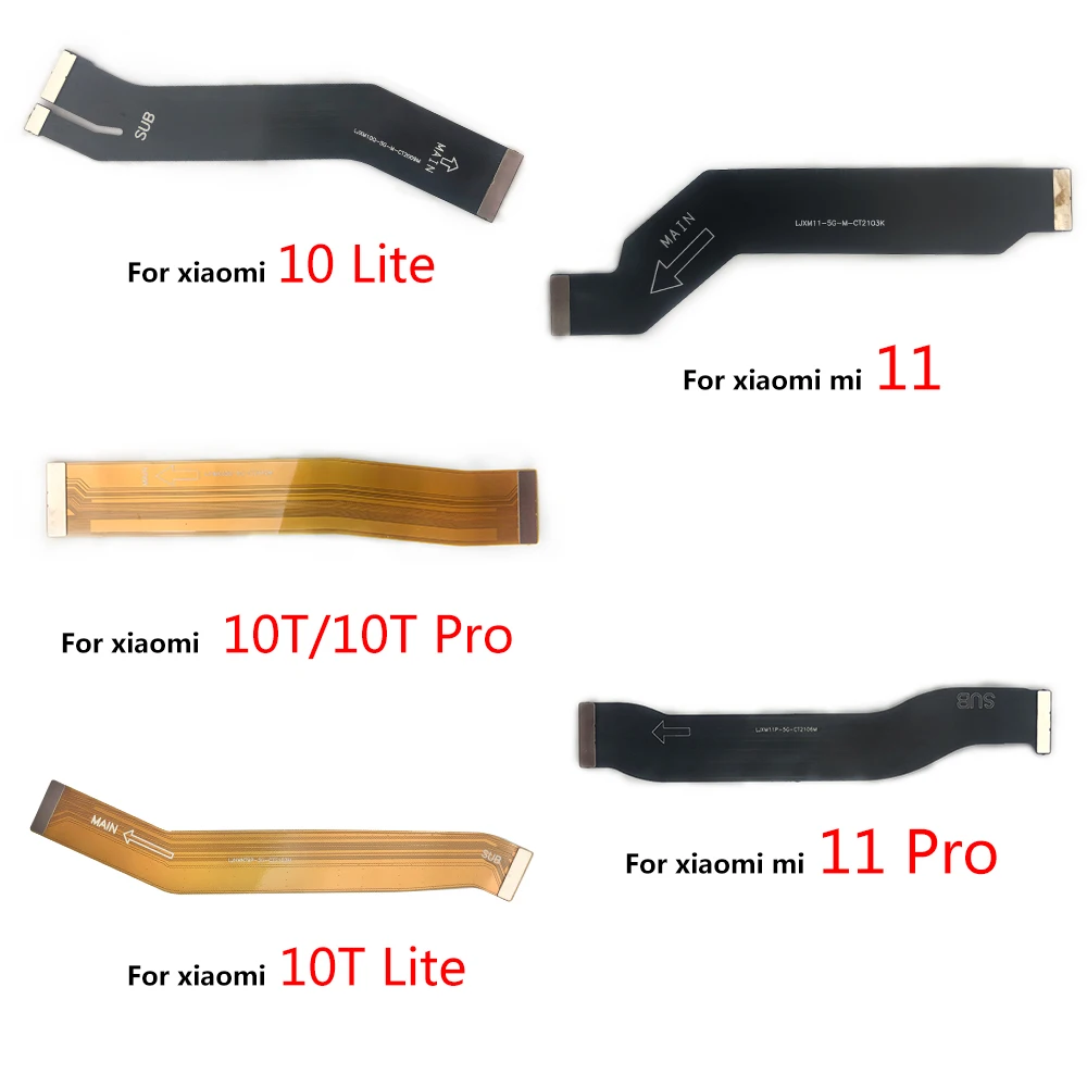 

20Pcs/Lot Mainboard FPC Display Main Connect Flex Cable Ribbon For xiaomi mi 11 10 10T 6 8 9 Se 10T Lite A3 9T Note 10 Pro