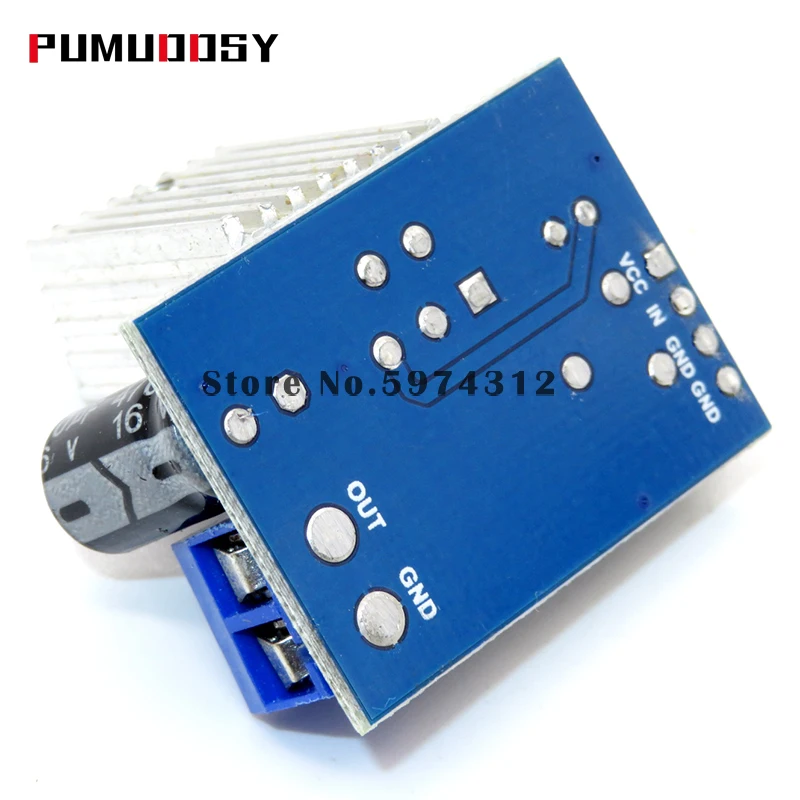 

100pcs Audio Amplifier Board Module TDA2030 TDA2030A 6-12V 18W Single Amp Power Supply