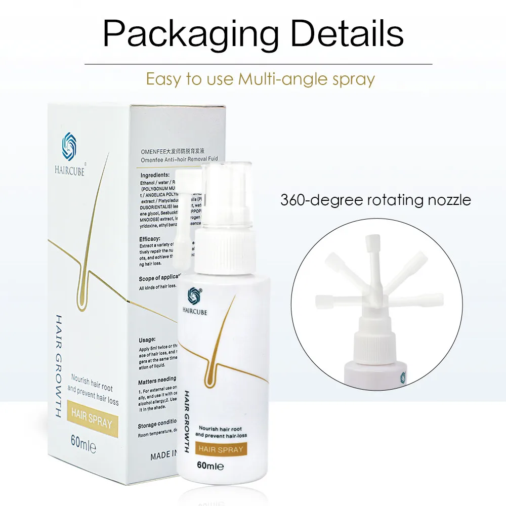 Масло для роста волос HAIRCUBE средство быстрого против выпадения лечение уход за