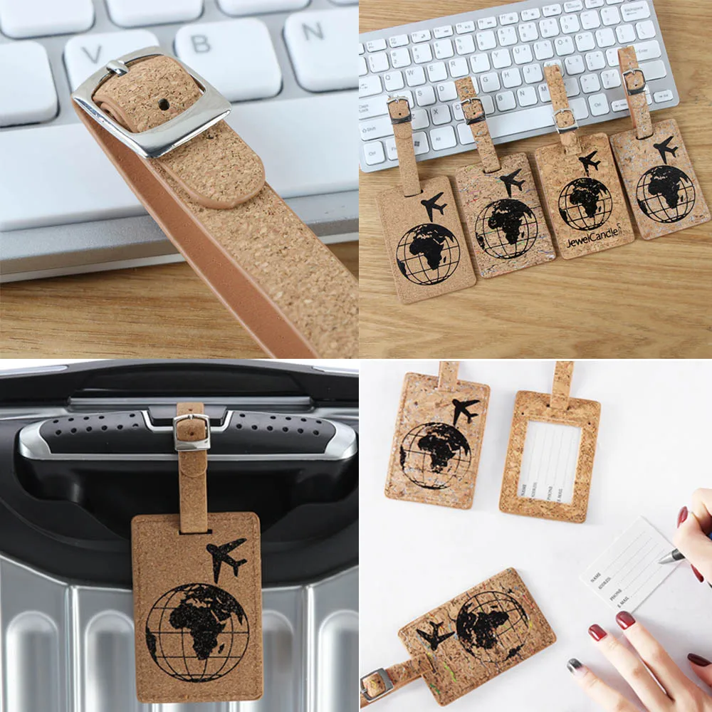 Креативный авиационный земной узор багажная бирка этикетка кожаный силиконовый