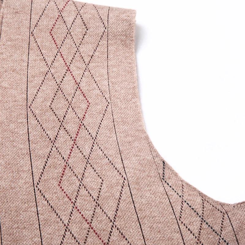 Мужской бархатный Трикотажный жилет высшего качества 55% пуговицы без рукавов для