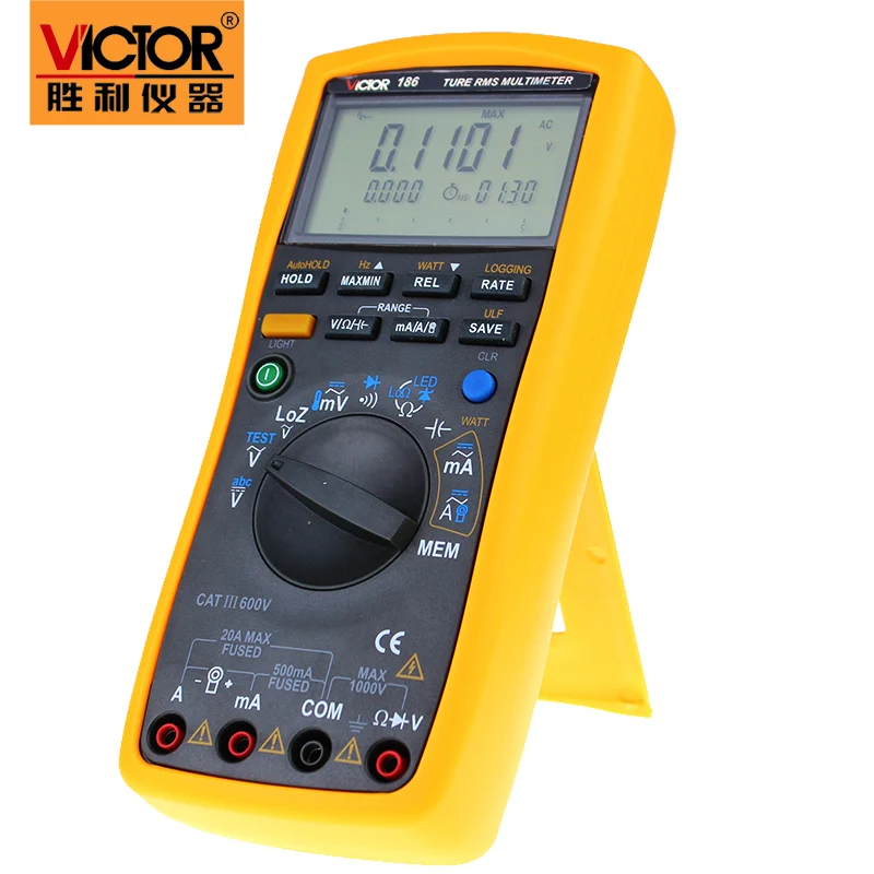 Цифровой мультиметр VC186 recording true RMS высокой точности Универсальный компьютерный