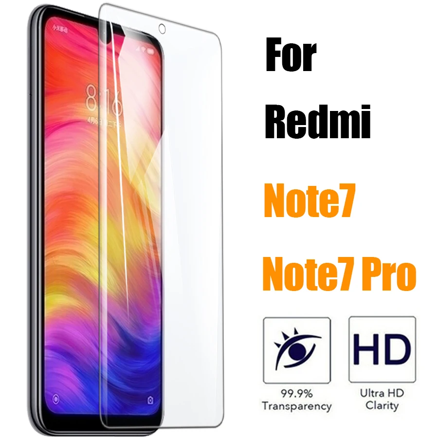 Защита экрана для Xiaomi Redmi Note 7 Pro mi7 note7 7pro защитная пленка из закаленного стекла Xiomi