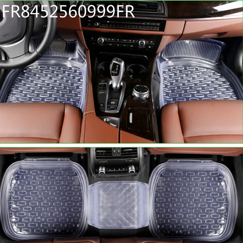 

FR84521999FR universal 64*47cm non-slip car floor mats car mats car floor mat Transparent black 5pcs/set free shipping