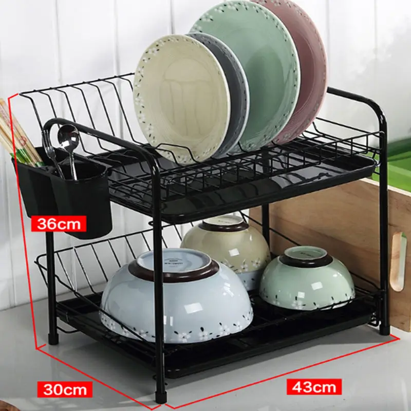 2-уровневый R-образный сушильный станок для посуды сушилка из нержавеющей стали