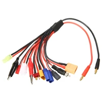 multifunction 1 set 10 in 1 lipo battery convert charge cable for rc airplane car rc accessories hot sales