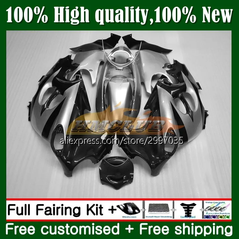

Body For SUZUKI KATANA GSXF750 GSXF 600 750 10No.79 GSXF600 1998 1999 2000 2001 2003 GSX750F 03 04 05 06 07 Fairing Black silver