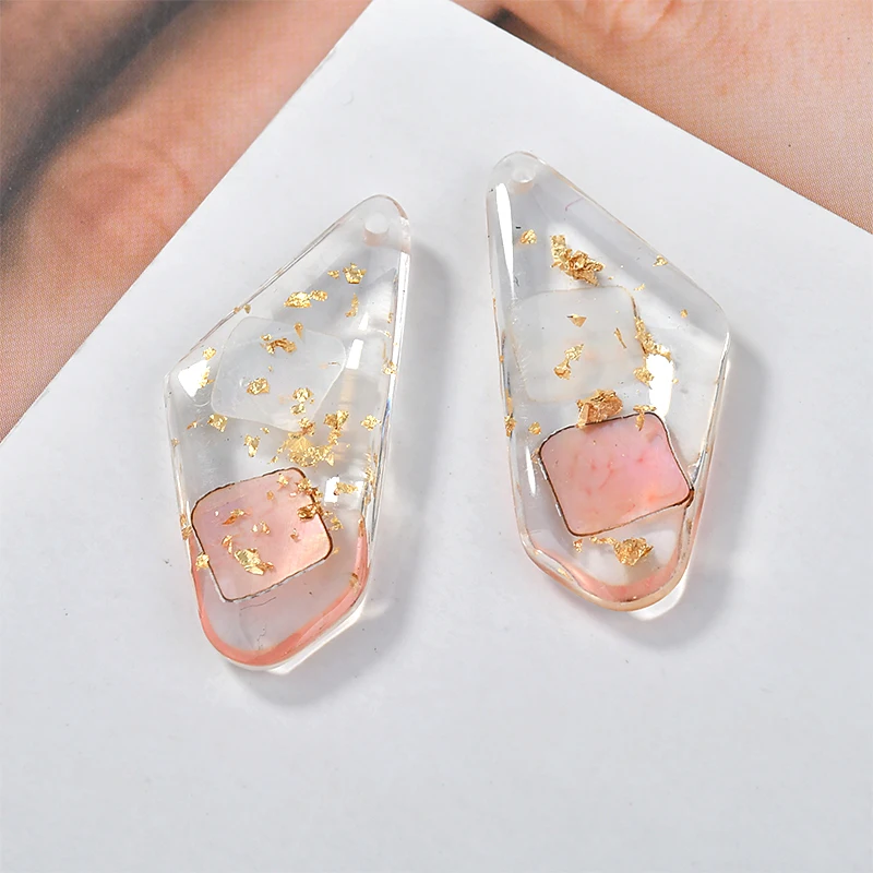 Высокое качество натуральный корпус золотая фольга двусторонний прозрачный