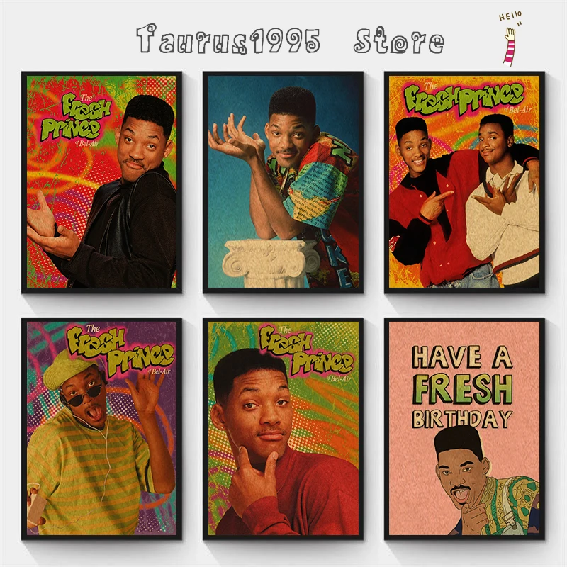 

New The fresh of prince poster kraft paper print wall art painting home decor vintage poster wall sticker 42X30CM