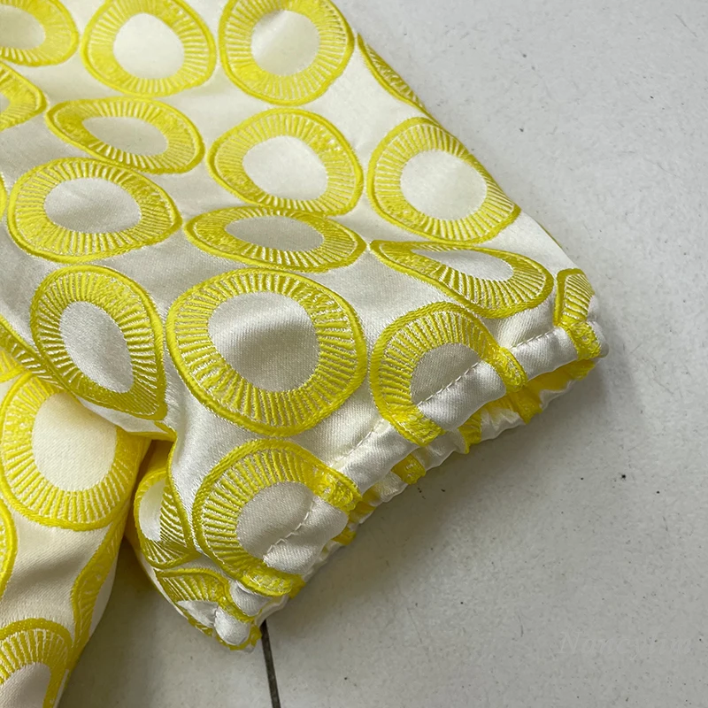 Tempérament Haut Court Femmes Été Nouveau Jacquard Noeud Debardeur Minceur Taille Haute Nombril exposé Chemise Blusas Mujer