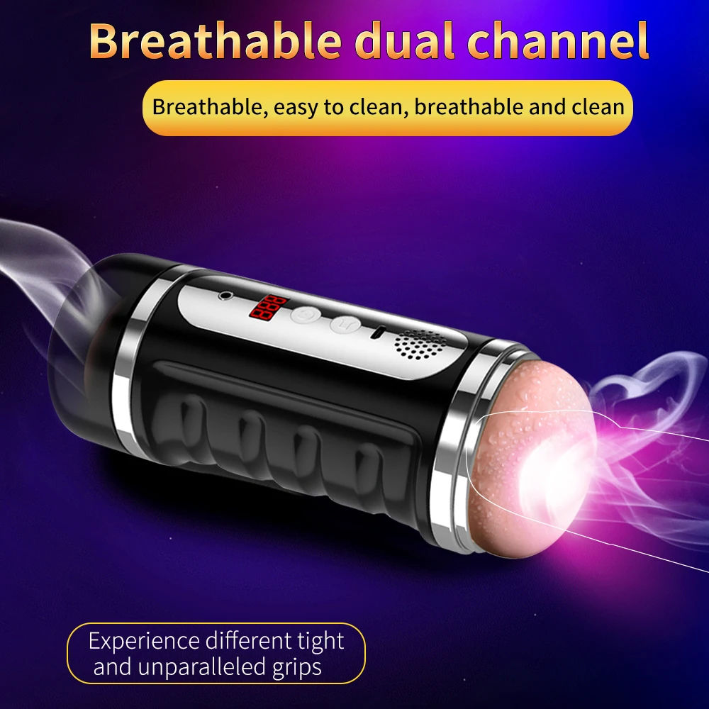 Мужской мастурбатор с автоматическим счетчиком тренажер для глаз чашка моющий