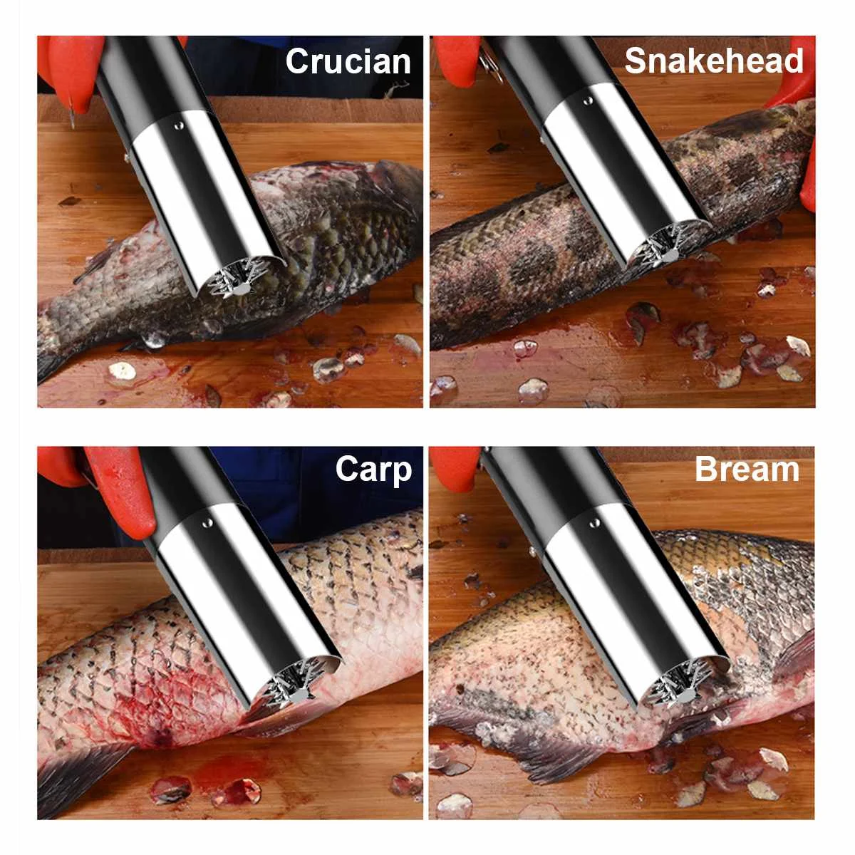 

NEW 125W 110V-120V Portable Charging Cordless Electric Fish Scaler Fish Scale Scraper Fish Remover Cleaner Scraper Seafood Tools