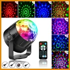 7-цветная светодиодная проекционная лампа для семейвечерние ринки, праздвечерние, вечеринки, атмосферного освещения, DJ диско, Ktv, вращающийся флэш-проектор с голосовым управлением USB