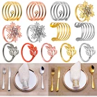 Салфетница Западная ужин полотенце кольцо свадебное мероприятие вечерние поставки украшение стола ресторана Аксессуары Инструмент Кухонные гаджеты