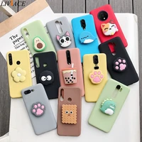 silicone cartoon phone holder case for oneplus pro cute stand cover for one plus oneplus pro fundas