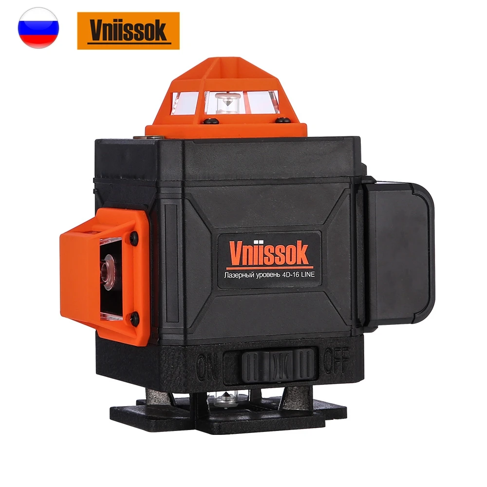 Лазерный уровень 4D,16 линий, зеленый луч, 360 сверхмощный горизонтальный и вертикальный лазерный уровень с 360 горизонтальны