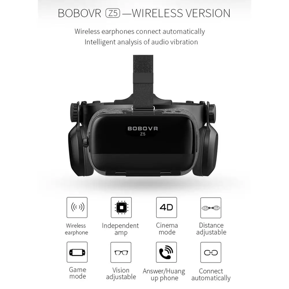 Шлем виртуальной реальности Bobovr Z5 3d-очки для смартфонов мобильных телефонов