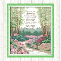 a quiet prayer dmc cotton thread printed canvas diy needlework crafts cross stitch embroidery kits 14ct 11ct counted and stamped