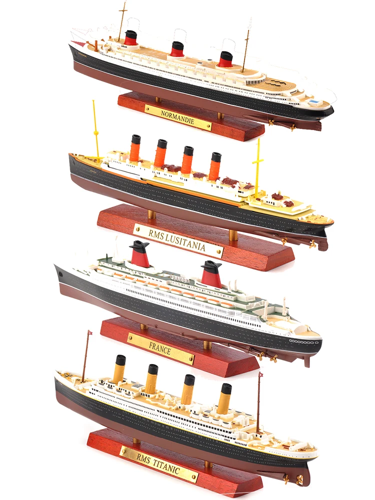 1/1250 шкала литья под давлением Франция и Нормандия и RMS луситания и RMS TITANNIC паровой корабль модель круизного корабля коллекция детские игрушки подарок