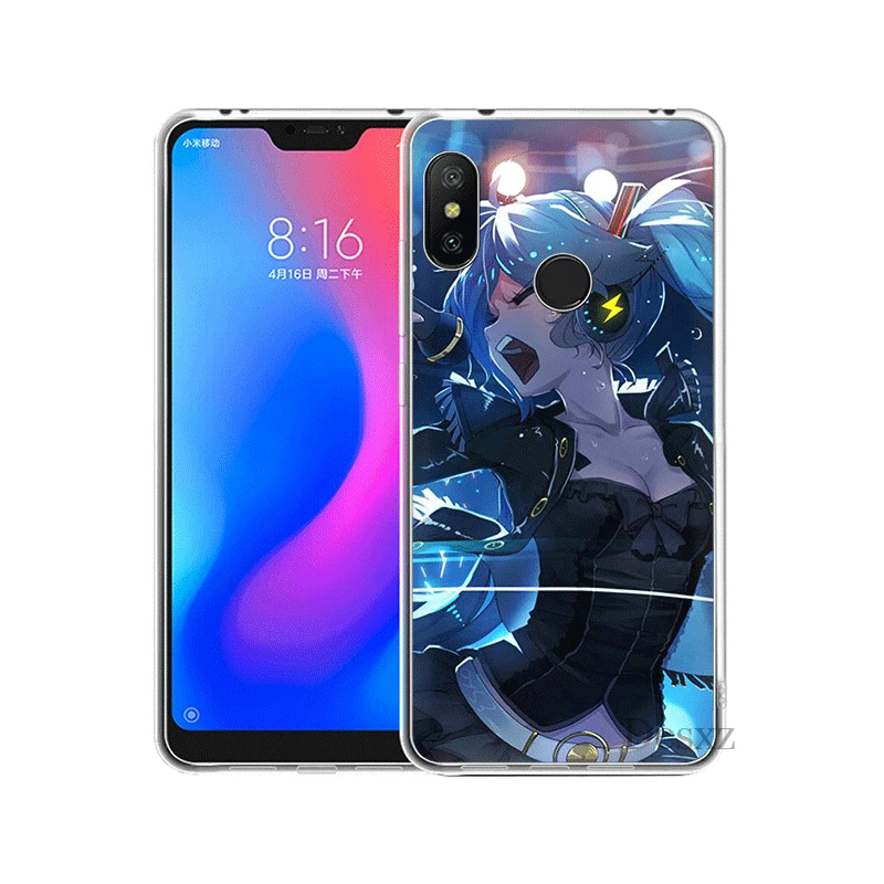 Чехол для мобильного телефона Xiaomi Redmi Note 4 4X 3 5 6 7 Pro 5A жесткий чехол Hatsune Miku |