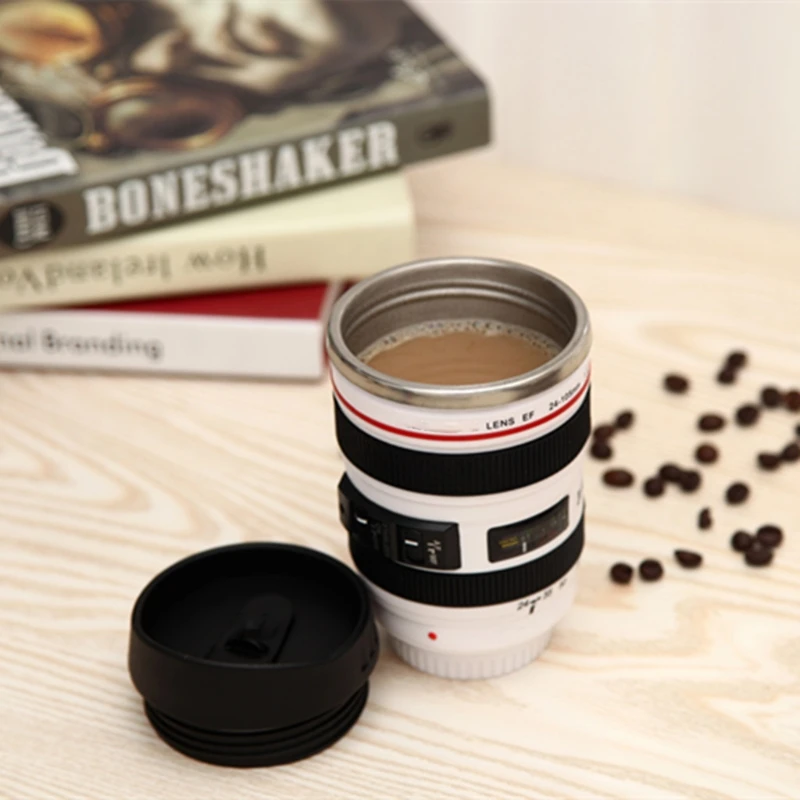 

Camera Lens Shape Stainless Steel Insulation Cup Creative Heat Cold Insulation