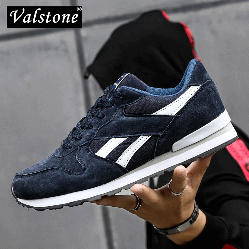 Кроссовки Valstone мужские из натуральной кожи дышащие сникерсы повседневная