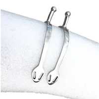 stainless steel riding spurs horse equipment english spur with round end